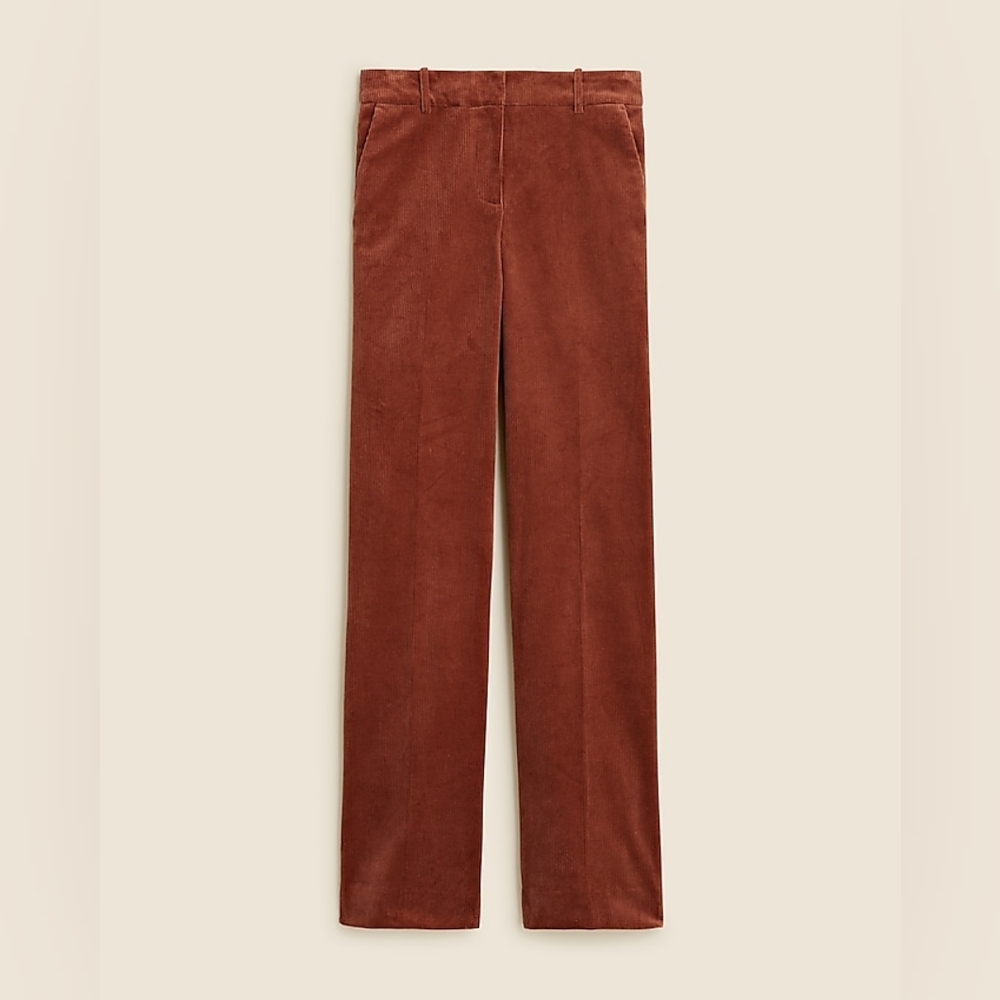 J. Crew Brown Corduroy Pants Straight-Leg
